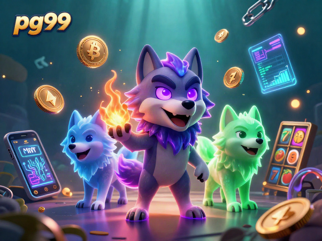 Engaging pg99 casino experience showcasing dynamic crypto elements and slot games.