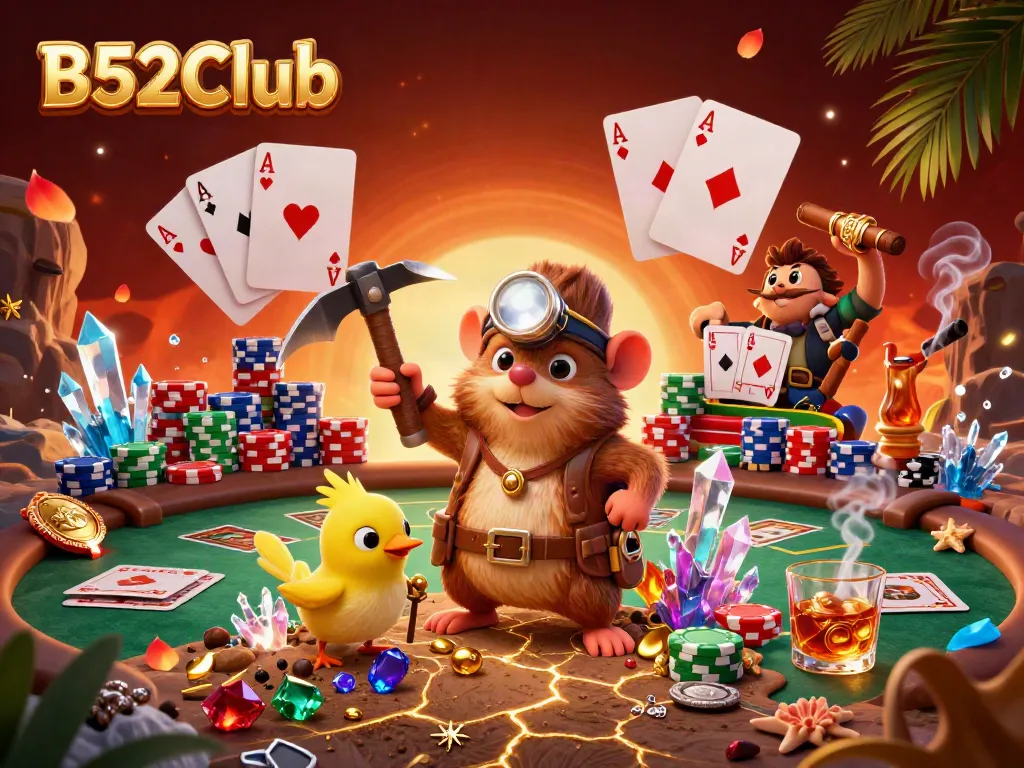 Engage in thrilling gaming adventures at B52Club with vibrant poker action and daring treasure hunts.