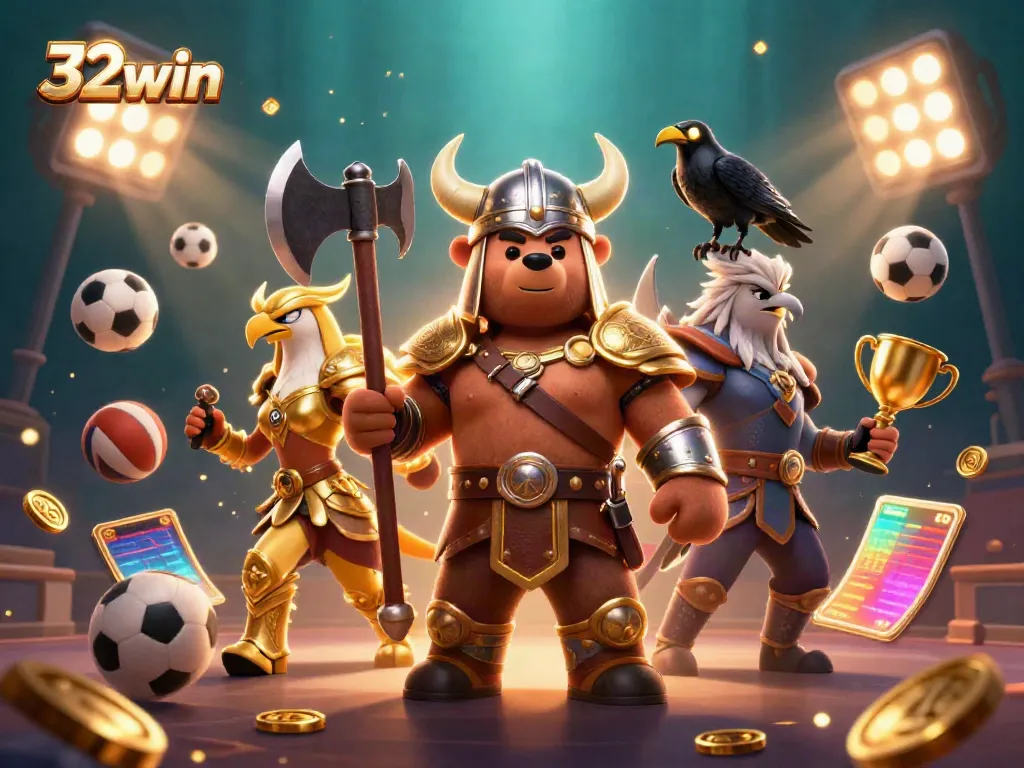 Experience thrilling gameplay at 32win with dynamic casino elements and vibrant characters.
