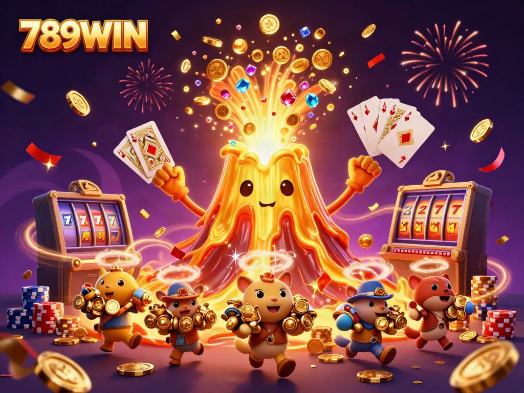 Experience thrill and fortune at 789WIN with treasures, games, and animated excitement