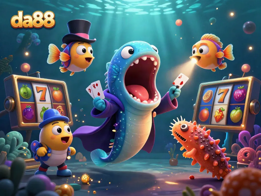 Experience thrilling slots with da88 and delve into magical card tricks under the sea.